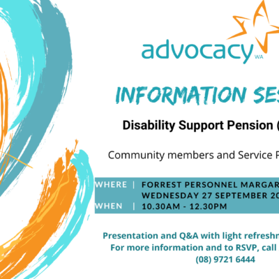 Advocacy WA Information Session (Margaret River)